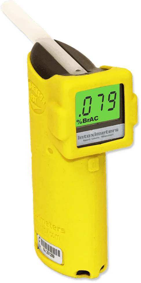 Alco-Sensor FST® Breath Alcohol Tester – durable handheld device for fast, accurate alcohol testing in law enforcement and workplace safety applications