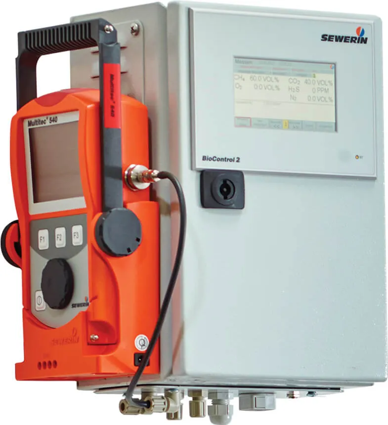 Multitec Biocontrol 2 Ultrasonic Leak Detector – portable device for ultrasonic gas leak detection and biogas monitoring in industrial and environmental applications