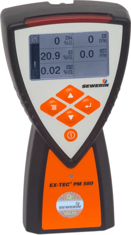 EX-TEC PM 580, 550, 500 Gas Leak Detectors – portable ATEX-rated instruments for precise gas leak detection in hazardous environments